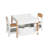 Abingdon Kids 3 Piece Play Or Activity Table and Chair Set