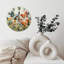Décoration artistique horloge murale papillon