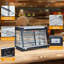 Vitrine en acier inoxydable