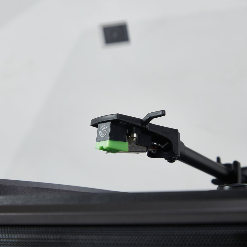 Arkrocket Huygens Bluetooth Record Player Turntable with Built-in Speakers (Black)