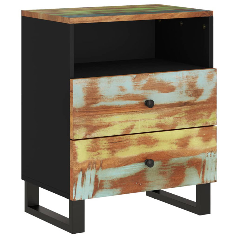 Opalo 50cm W Metal Bedside Table