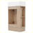 Modern Bathroom Vanity Cabinet with Two-tier Shelf-104981892