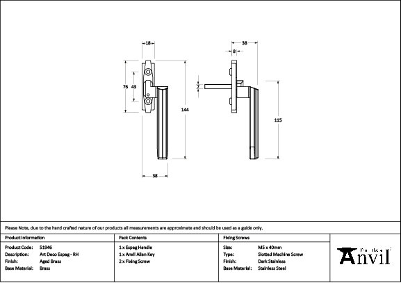 Product Dimensions