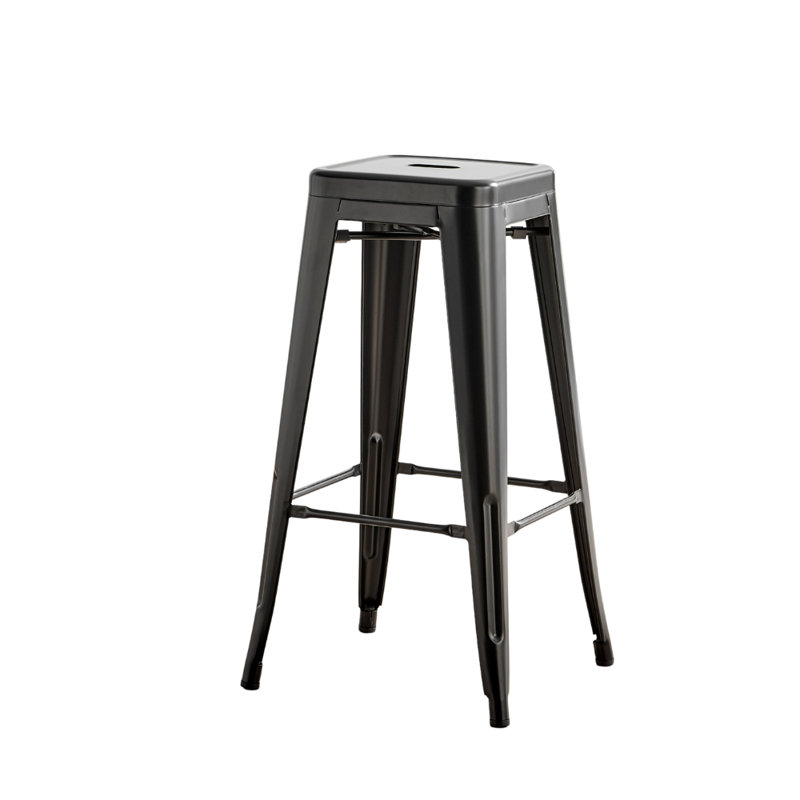 Honora 76cm Stool, Black
