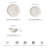  Poise 12 Piece Stoneware Dinnerware Set, Service for 4