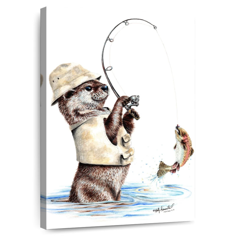 Senne Nature's Fisherman, 12" H x 8" W