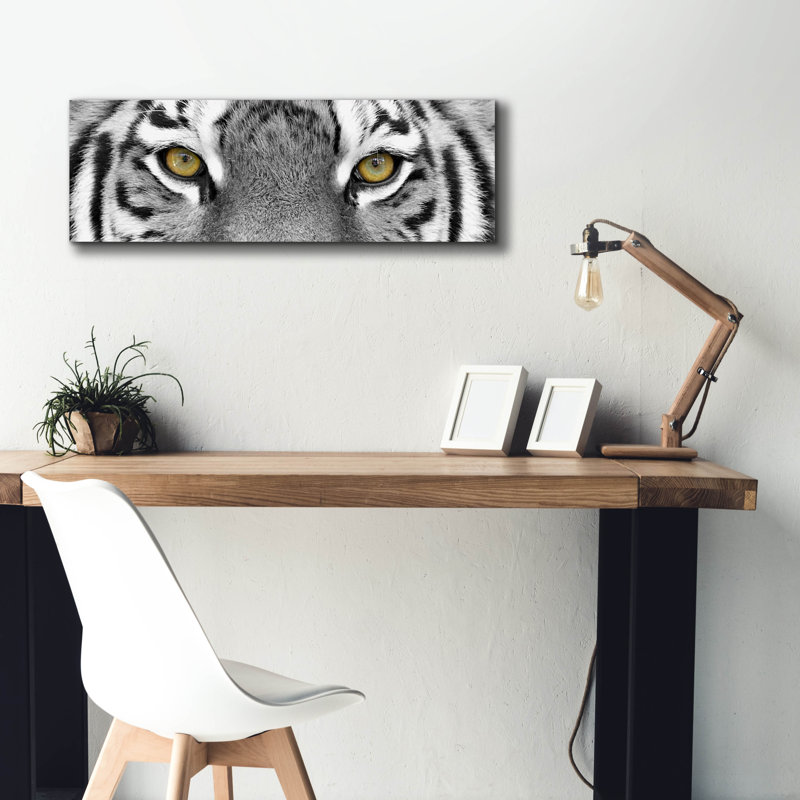 «Tiger» par Photoinc Studio, art mural sur toile, H 12 po x l 36 po x P 1,5 po