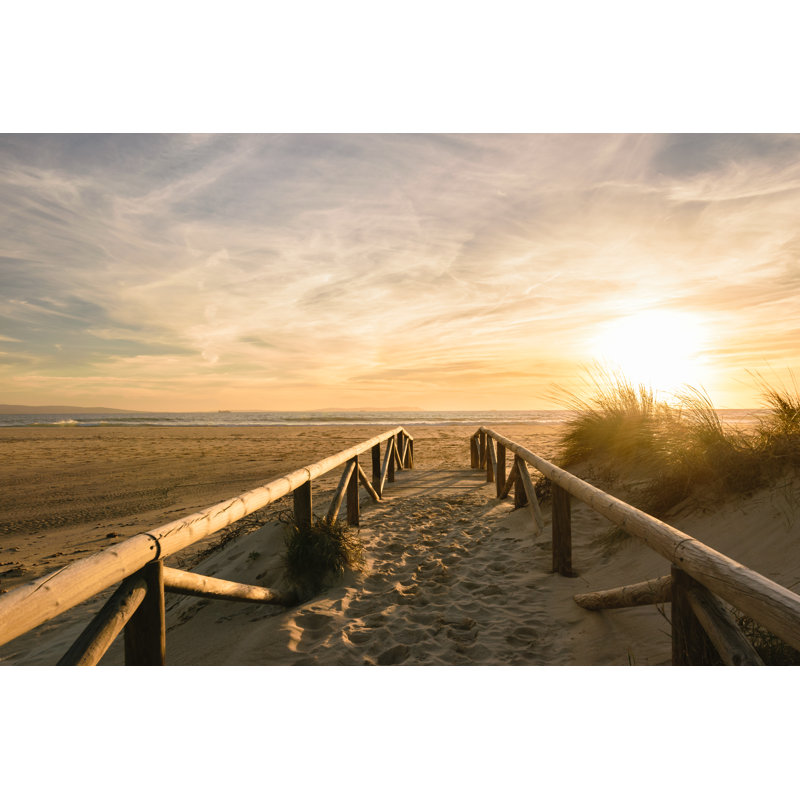 Sunset, Tarifa, Spain - Wrapped Canvas Print, 81cm H x 122cm W x 3.8cm D