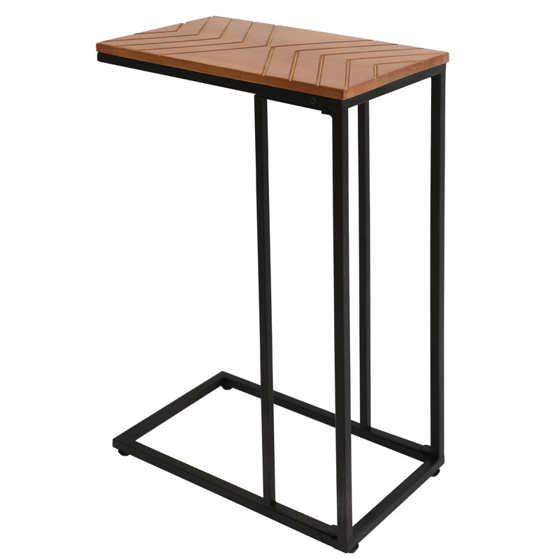 C-Shape End Table Foldable