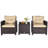 Chunn 2 - Person Patio Conversation Sets with Cushions-268894460-329014502