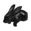 Figurine en bois de lapin curieux Ernesto-25322576