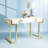 Hamlig Metal Base Writing Desk-1718339313
