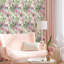 Rouleau de papier peint adhésif L 18 pi x l 20,5 po Waverly Garden-83634211