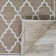 Broddrick Geometric Taupe Sand Indoor Outdoor Area Rug