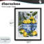 «Indigo & Lemon Bowl», reproduction encadrée sous verre, design par Melissa Wang-2114975115-2114975112
