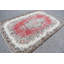 Grand tapis turc rétro à motif floral pour décor de salon bohémien dans des tons rouges et bruns