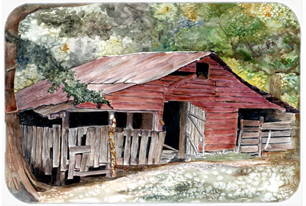 Caroline's Treasures Old Barn Glass Cutting Board