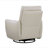 Luxurious Swivel Glider Reclining Chair 1Pc Taupe Leather Upholstery Plush Comfort Living Room Furniture-1474096844