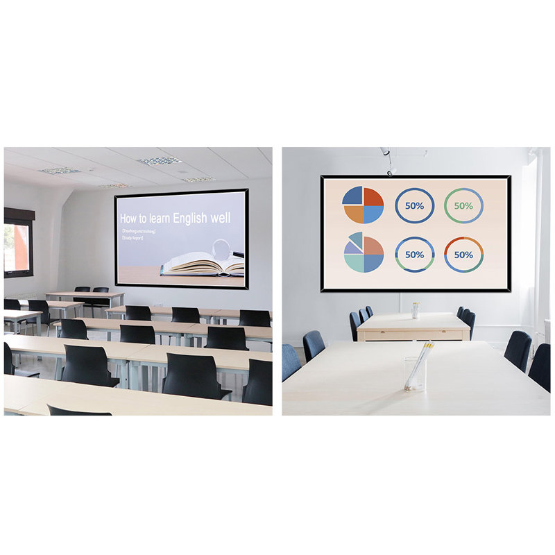 Écran de projecteur mural / de plafond blanc portable 86,625 "x 154"