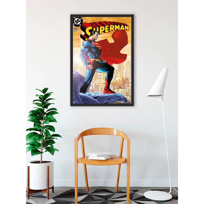 «Superman - Above Metropolis Comic Book Cover» sur