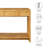 Hudson 2-Drawer Burl Wood Console Table