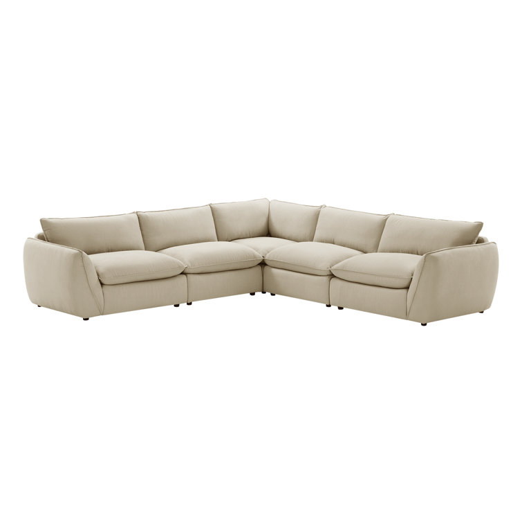 Tony 5 - Piece Modular Upholstered L-Sectional