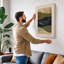 Whale and Mountain Coastal - Wrapped Canvas-2093130608-2093130609