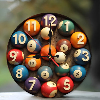 Colorful Standard Pool Balls Set