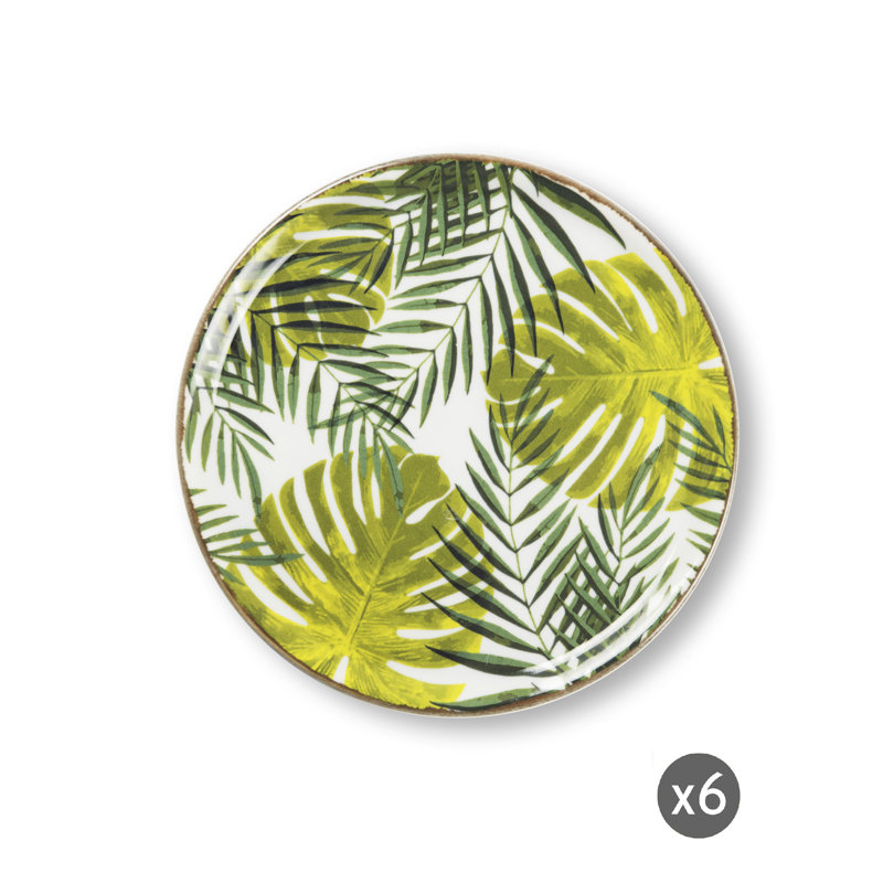 NEW PANAMA SET OF 6 PIZZA PLATE