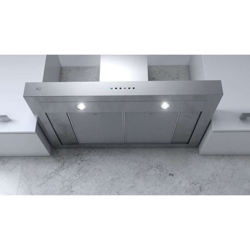 Hotte murale élégante et contemporaine, 36"