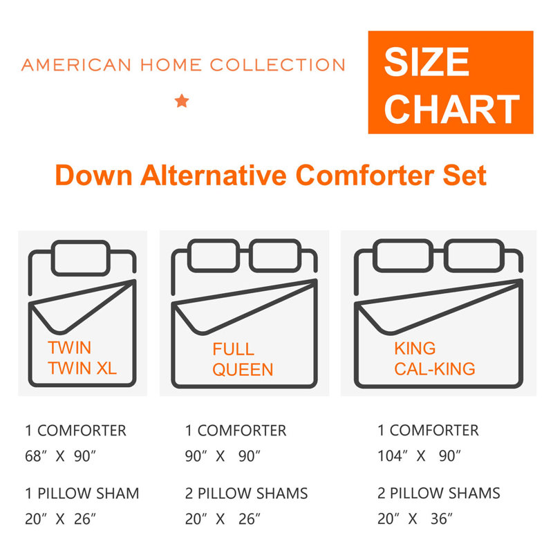 Blue Geometric Down Alternative Microfiber Comforter Set