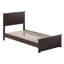 Francoise Solid Wood Low Profile Platform Bed with Matching Footboard-1111206091-1111206089