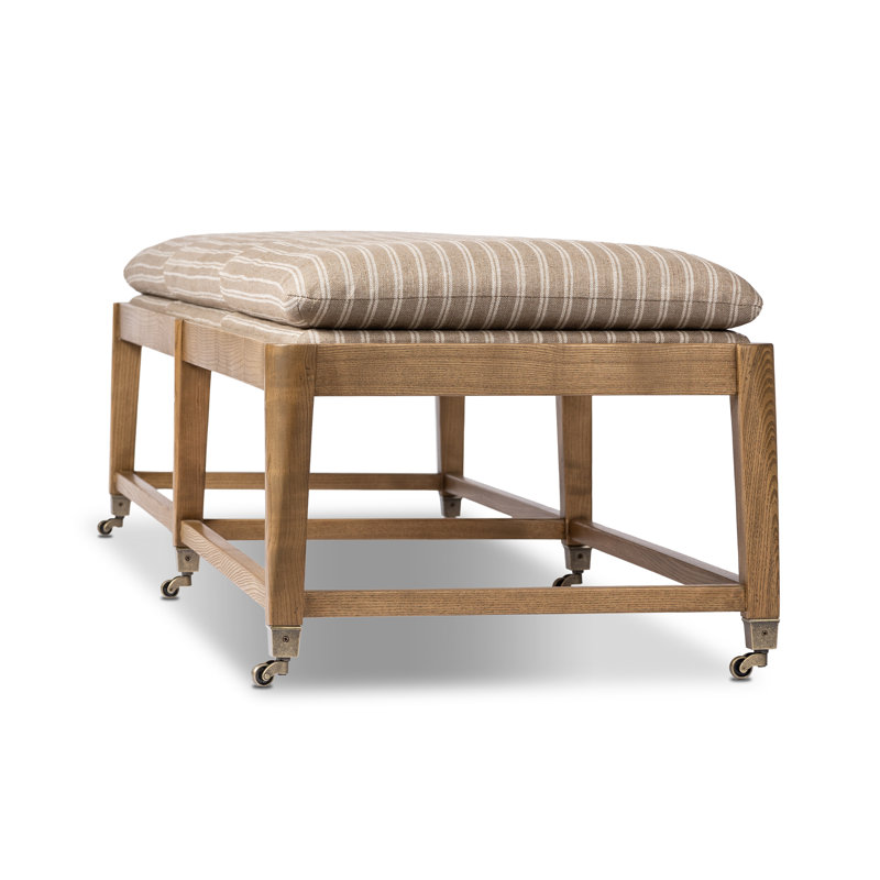 Eleanor Upholstered Bench, Rodin Sand