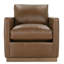 Allie Leather Swivel Chair-241371735-241371741