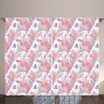 Semi Sheer Curtain Pair