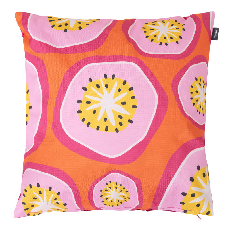 icon Passionfruit Indoor-Outdoor Cushion, Pink