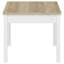 Ensemble de tables basses 3 pièces en pin et blanc vieilli