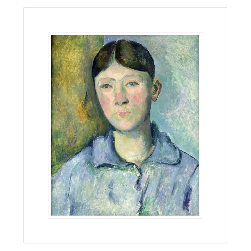 Portrait de Cézanne par Paul Cézanne, H 20,38 po x l 17,75 po