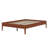 Modern Wooden Platform Bed Frame featuring Wood Slats & Metal Support, Easy Assembly-973815410