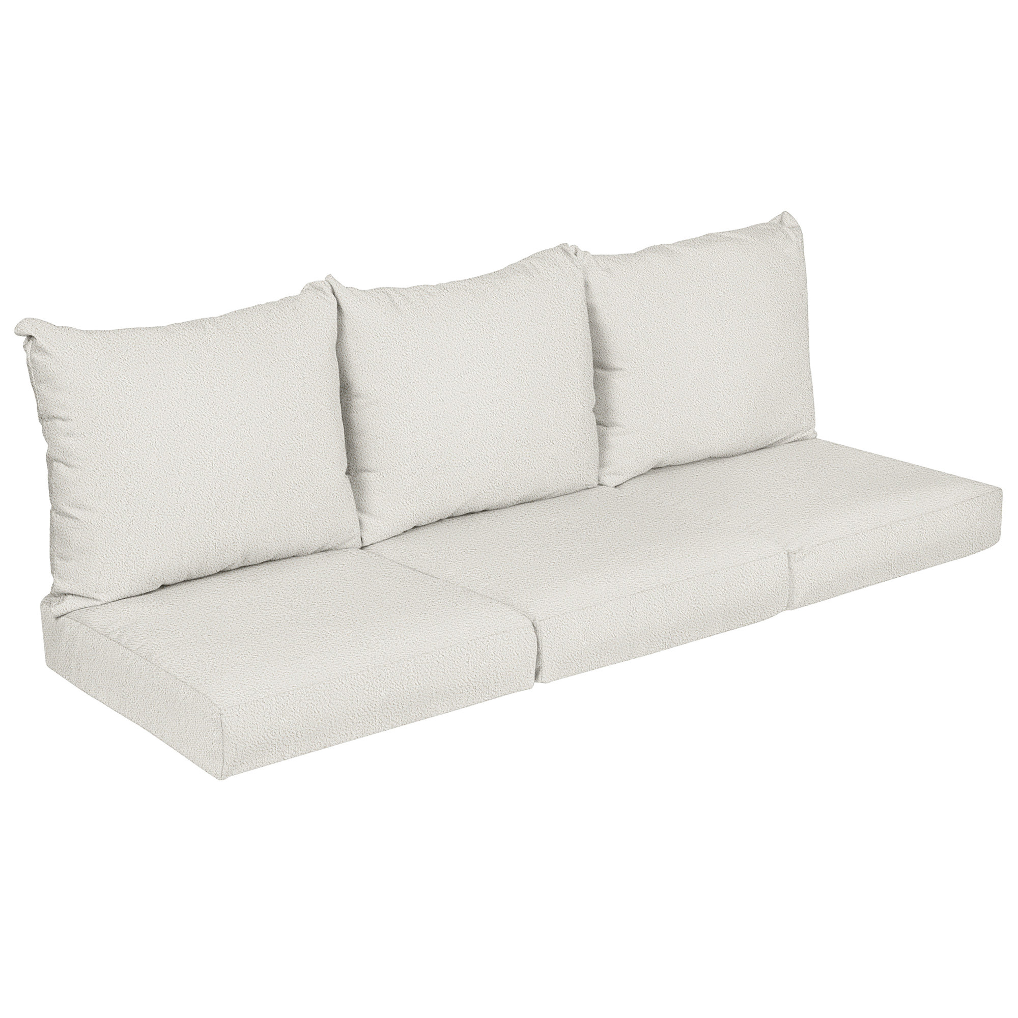 Ramblewood Indoor/Outdoor Seat/Back Cushion, Ivory