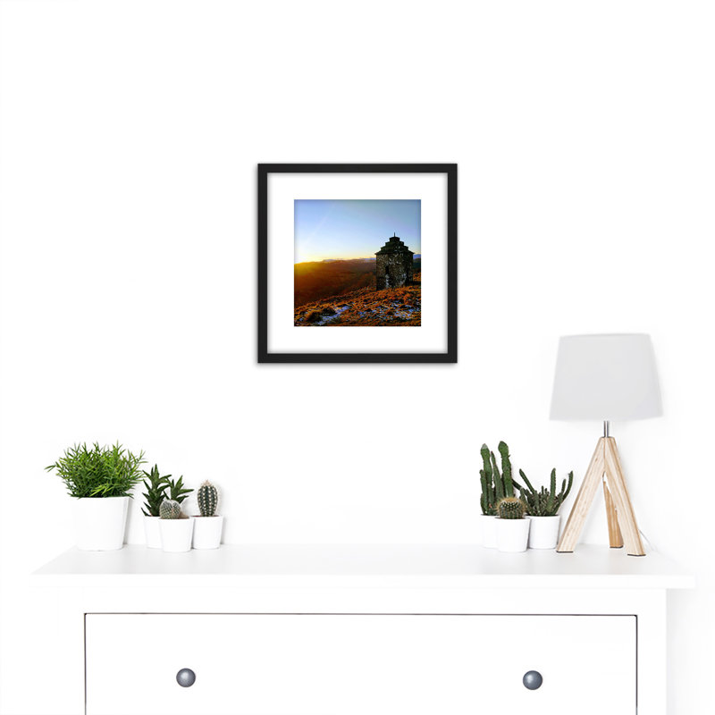 Koumu Inveraray View Scotland Highlands Sunny Building - Single Picture Frame Painting