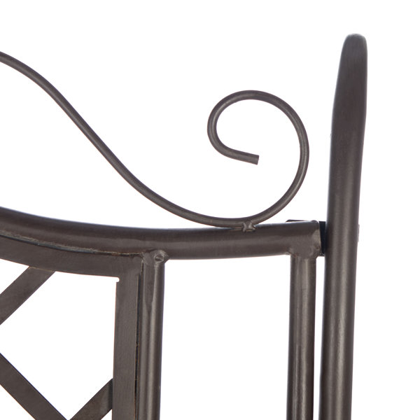 Ophelia & Co. Hornellsville Metal Outdoor Bench & Reviews | Wayfair