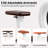 Comfy Breathable Ergonomic Task Chair With Headrest-1010970821