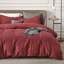 Ensemble de literie pour grand lit à housse de couette de couleur brune - Doux brossé pour enfants et adultes (ensemble de 3)-109724490-109724469