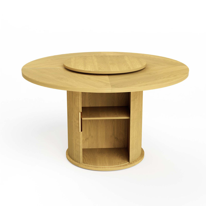 55" Round Dining Table For 6
