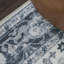 Tapis bleu / crème Sarok Ornate Medallion-1525891692