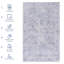 Blue+Cream Washable Area Rug-490986983
