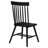 Andrews Windsor Spindle Back Dining Side Chair Black (Set of 2)-1818868277