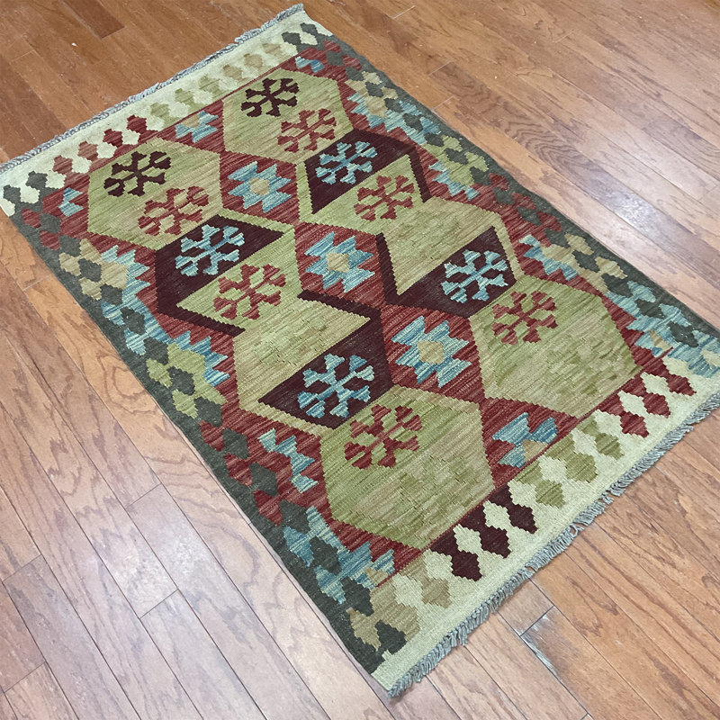  Handmade Kilim Wool Rug