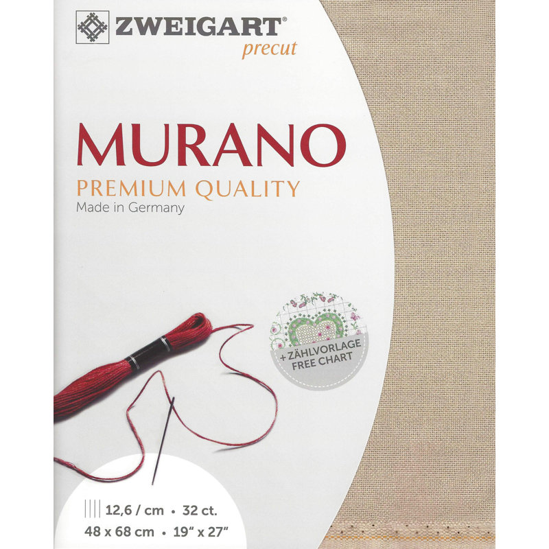 Prédécoupé Zweigart Murano 3984/306 beige, Beige
